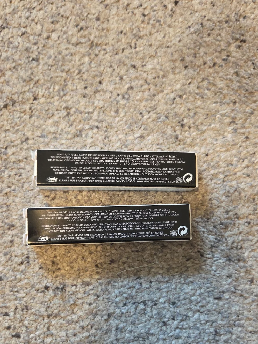 Nib Set Of 2 Mini Marc Jacobs Blaquer Eyeliner